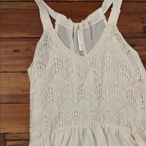 Xhilaration Dressy Ivory Top-NWT